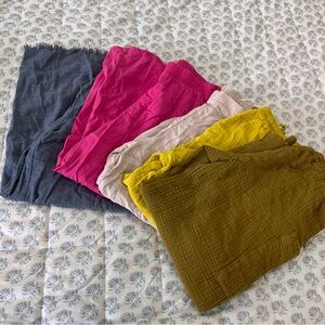 SOLD Colorful Cotton/ linen Bottoms Set